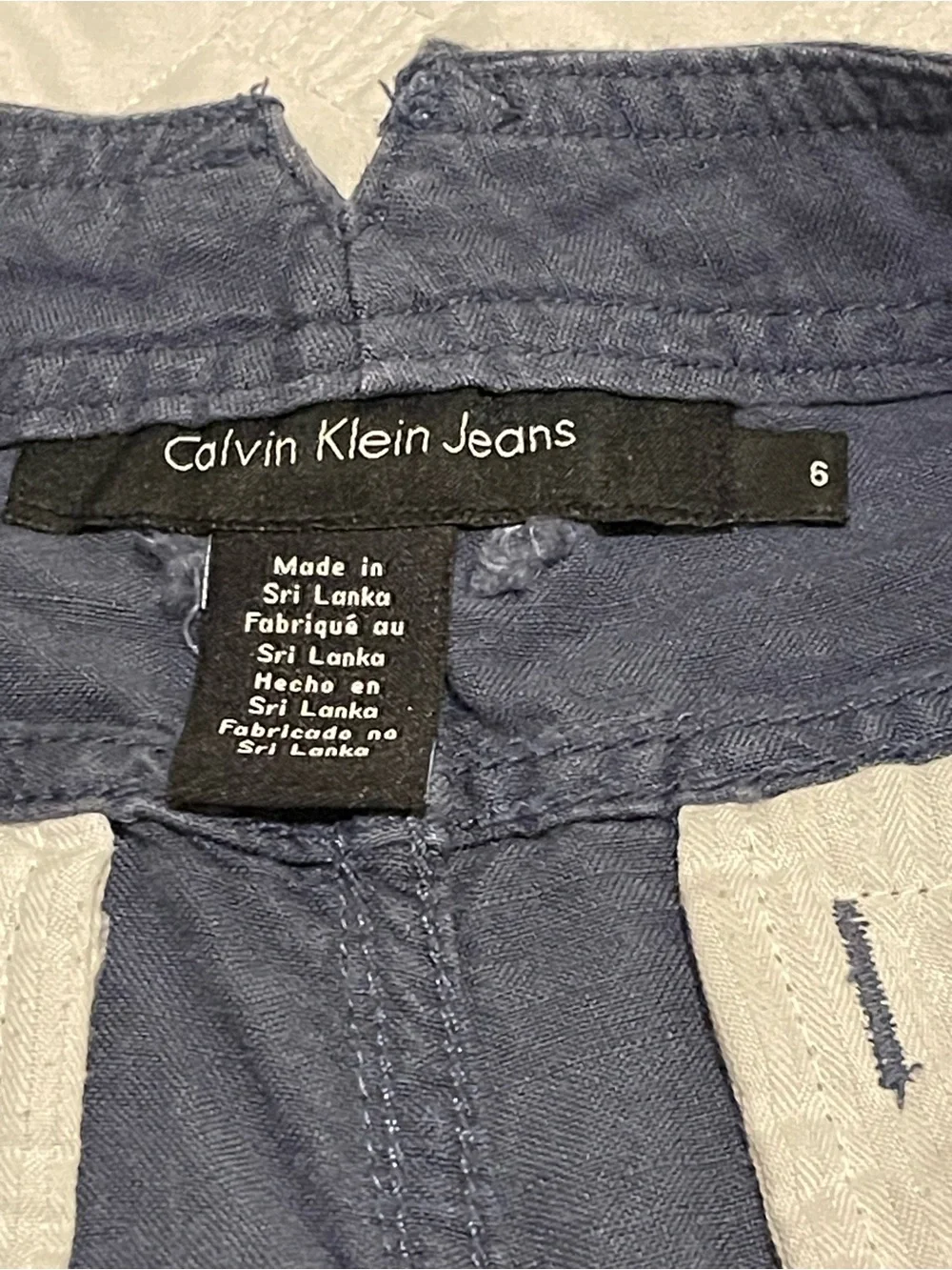 Calvin Klein Dark Navy Women's Shorts